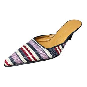 Martinez Valero Shoes Size 6.5 Kitten Heels Designer Preppy Career Special Event